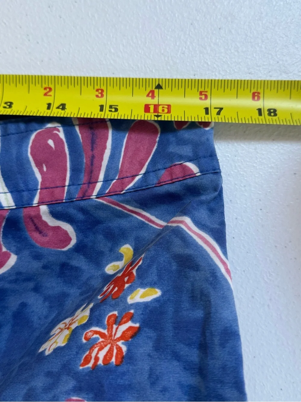 Vtg Polo Ralph Lauren Swim Trunks Men 34 Blue Aloha Beach Vacation Resort Surf